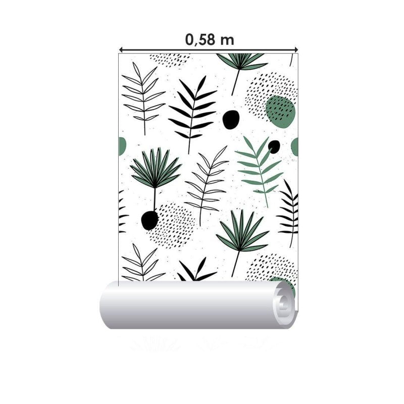 Papel de Parede Adesivo Folhas N012089 - Papel na Parede