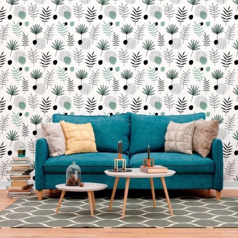 Papel de Parede Adesivo Folhas N012089 - Papel na Parede