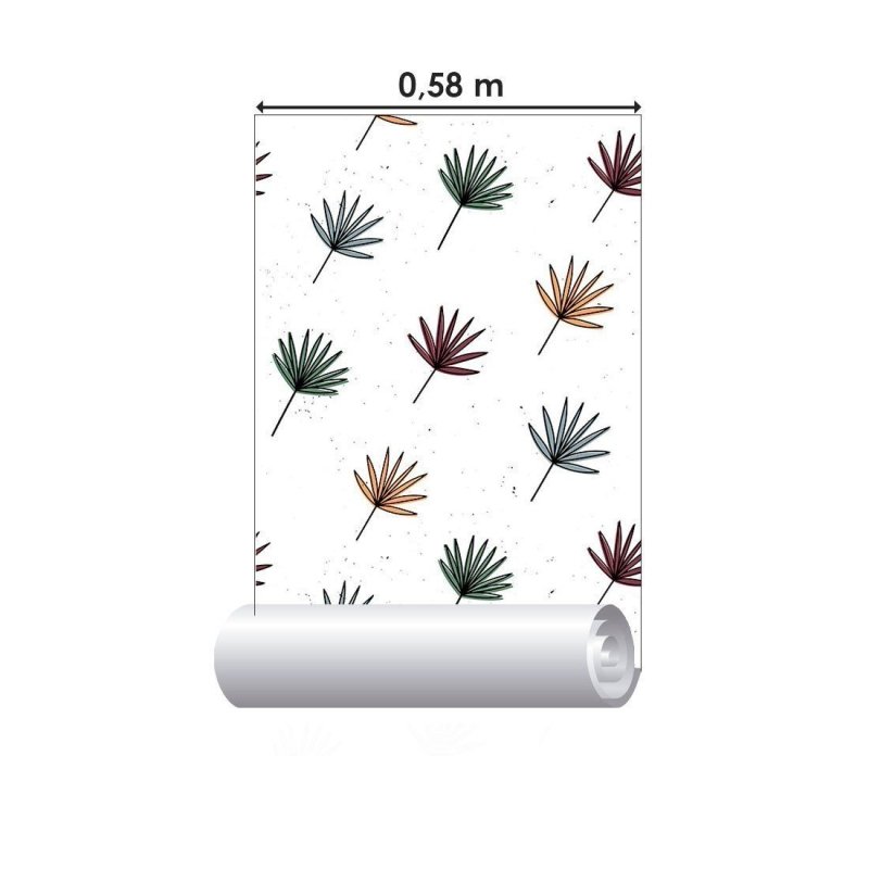 Papel de Parede Adesivo Folhas N012090 - Papel na Parede