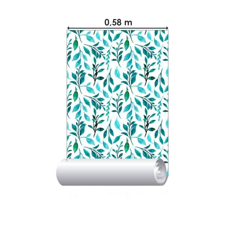 Papel de Parede Adesivo Folhas N013120 - Papel na Parede