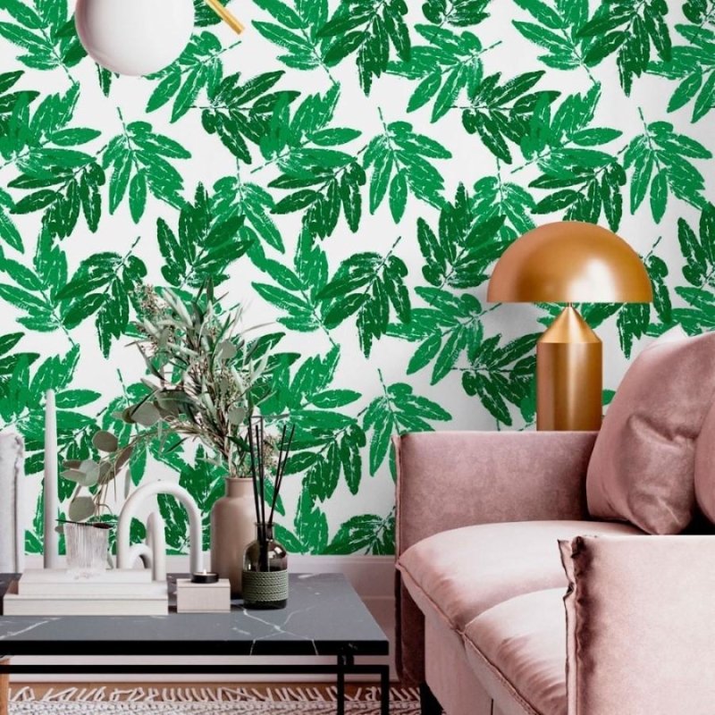 Papel de Parede Adesivo Folhas N013153 - Papel na Parede