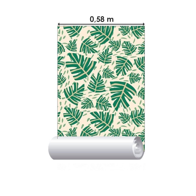 Papel de Parede Adesivo Folhas N013234 - Papel na Parede