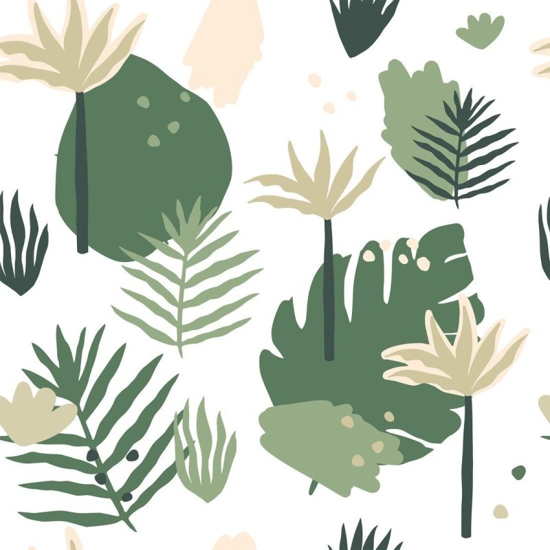 Papel de Parede Adesivo Folhas N013235 - Papel na Parede