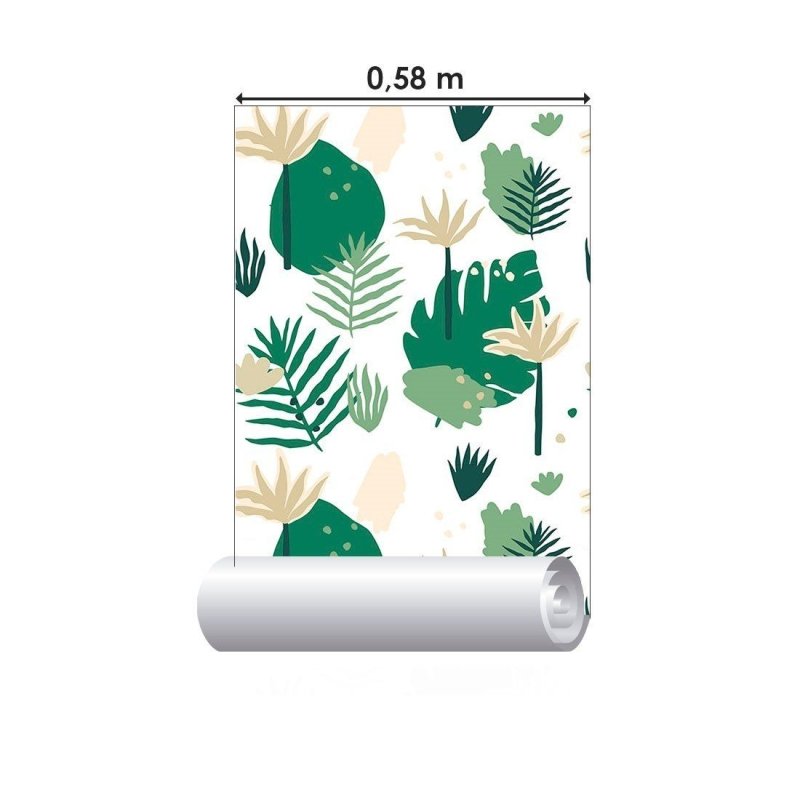 Papel de Parede Adesivo Folhas N013235 - Papel na Parede