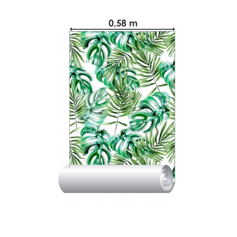 Papel de Parede Adesivo Folhas N014108 - Papel na Parede