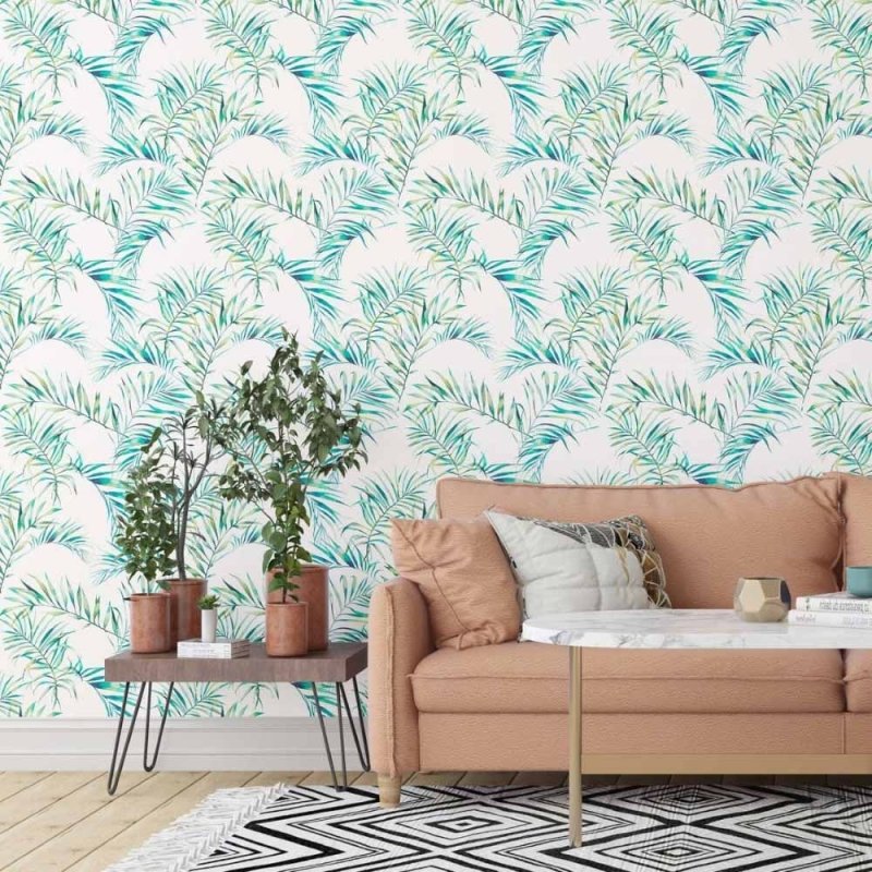 Papel de Parede Adesivo Folhas N014186 - Papel na Parede