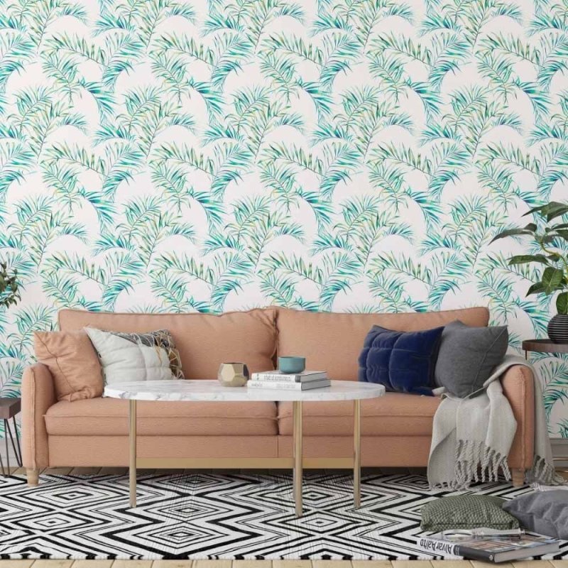 Papel de Parede Adesivo Folhas N014186 - Papel na Parede