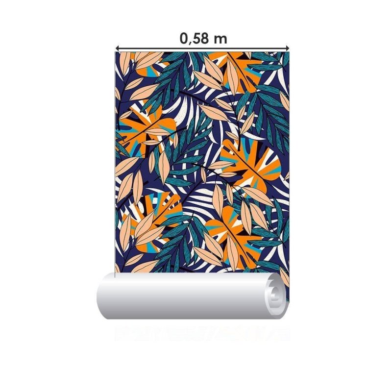 Papel de Parede Adesivo Folhas N014188 - Papel na Parede