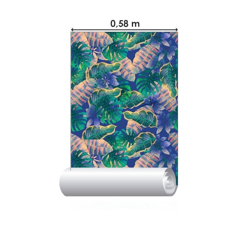 Papel de Parede Adesivo Folhas N014189 - Papel na Parede