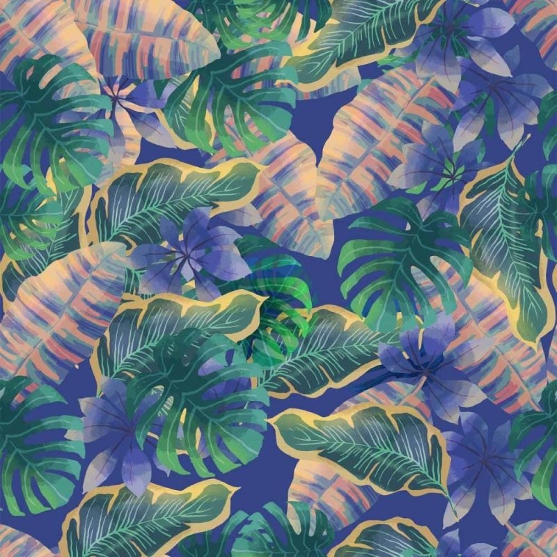 Papel de Parede Adesivo Folhas N014189 - Papel na Parede
