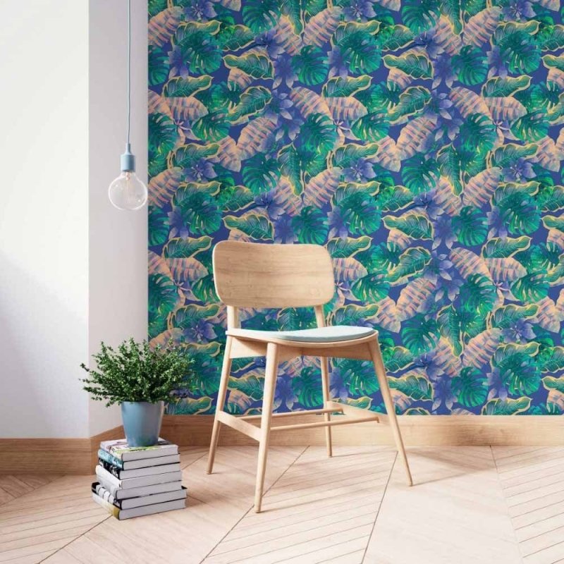 Papel de Parede Adesivo Folhas N014189 - Papel na Parede