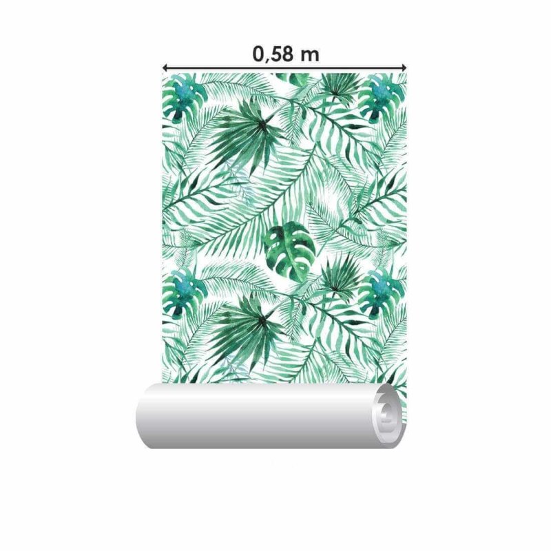 Papel de Parede Adesivo Folhas N112738 - Papel na Parede