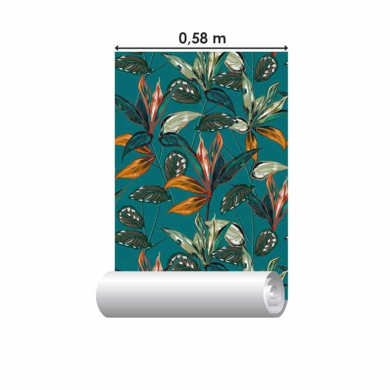 Papel de Parede Adesivo Folhas N1367 - Papel na Parede