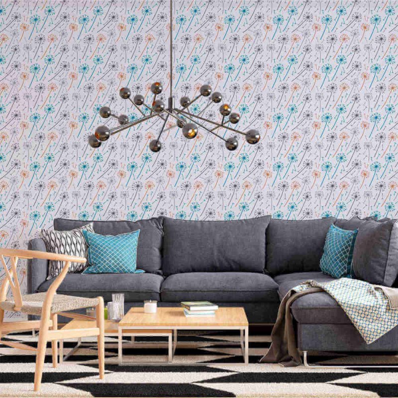 Papel de Parede Adesivo Folhas N1901168A - Papel na Parede