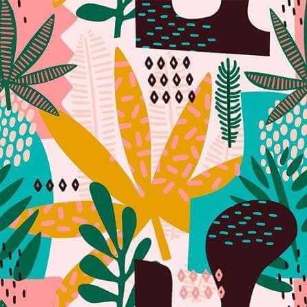 Papel de Parede Adesivo Folhas N937 - Papel na Parede