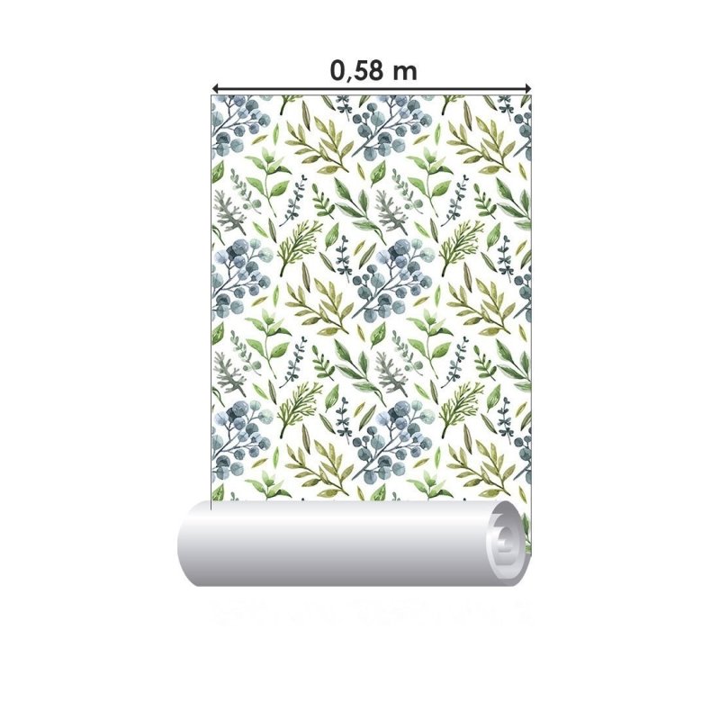 Papel de Parede Adesivo Folhas Natureza N017068 - Papel na Parede