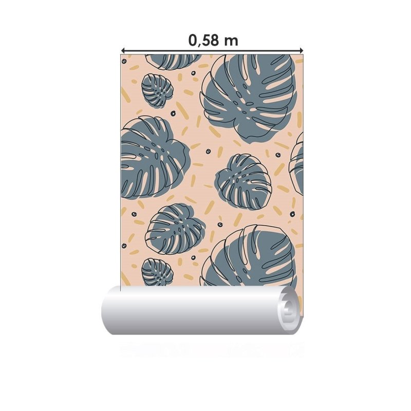 Papel de Parede Adesivo Folhas Tropicais N019004 - Papel na Parede