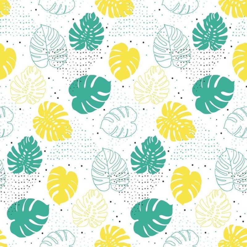 Papel de Parede Adesivo Folhas Tropicais N08048 - Papel na Parede