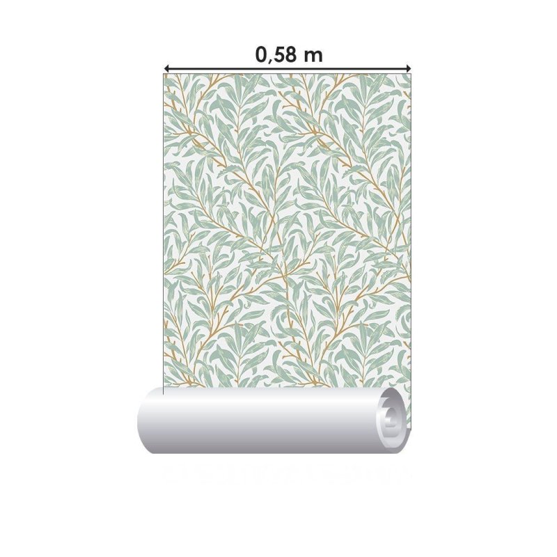 Papel de Parede Adesivo Folhas Willow Bough N012156 - Papel na Parede