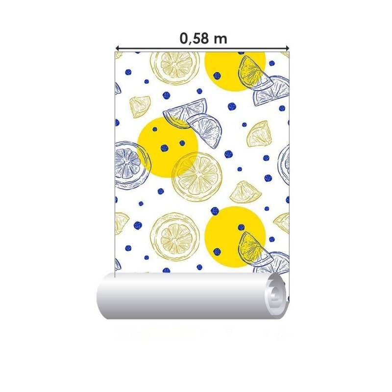 Papel de Parede Adesivo fritas fresh Lenon N014060 - Papel na Parede