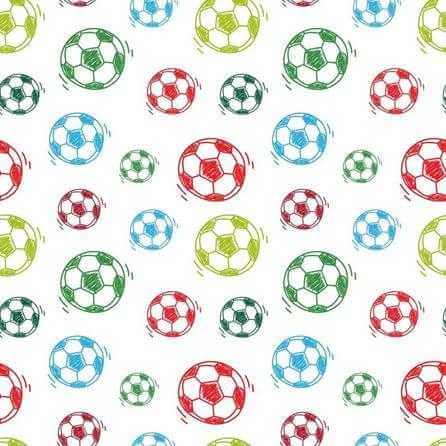 Papel de Parede Adesivo Futebol Colorido 209117797 - Papel na Parede
