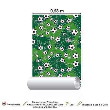 Papel de Parede Adesivo Futebol Verde 160280435 - Papel na Parede