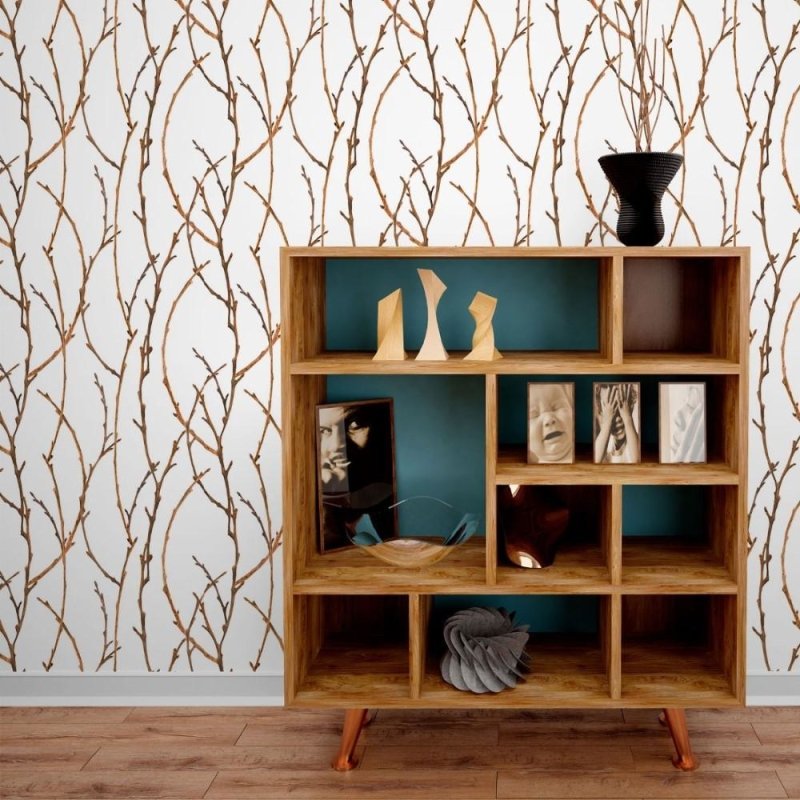 Papel de Parede Adesivo Galhos N013284 - Papel na Parede