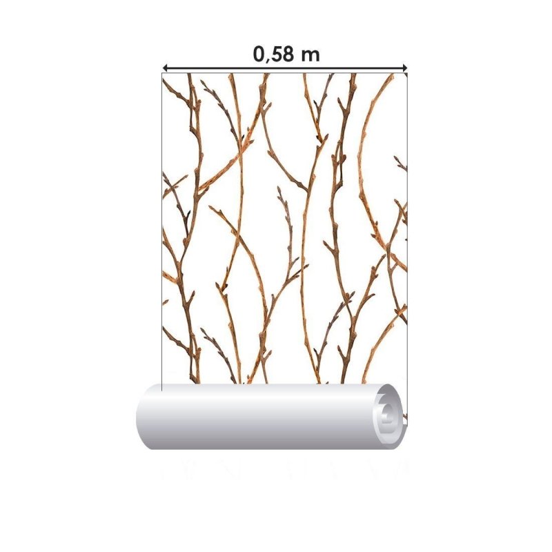 Papel de Parede Adesivo Galhos N013284 - Papel na Parede