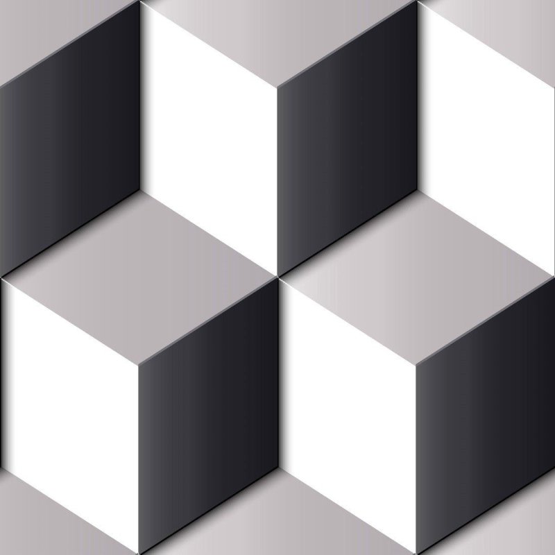 Papel de Parede Adesivo geométrico 3d N014131 - Papel na Parede