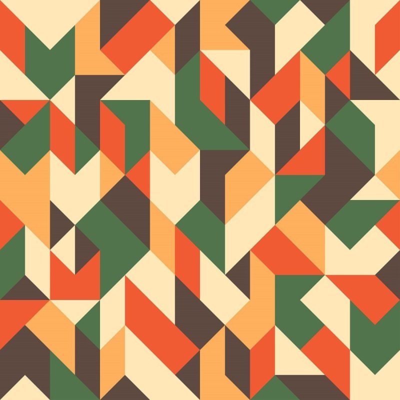 Papel de Parede Adesivo Geométrico Abstrato Colorido N013007 - Papel na Parede