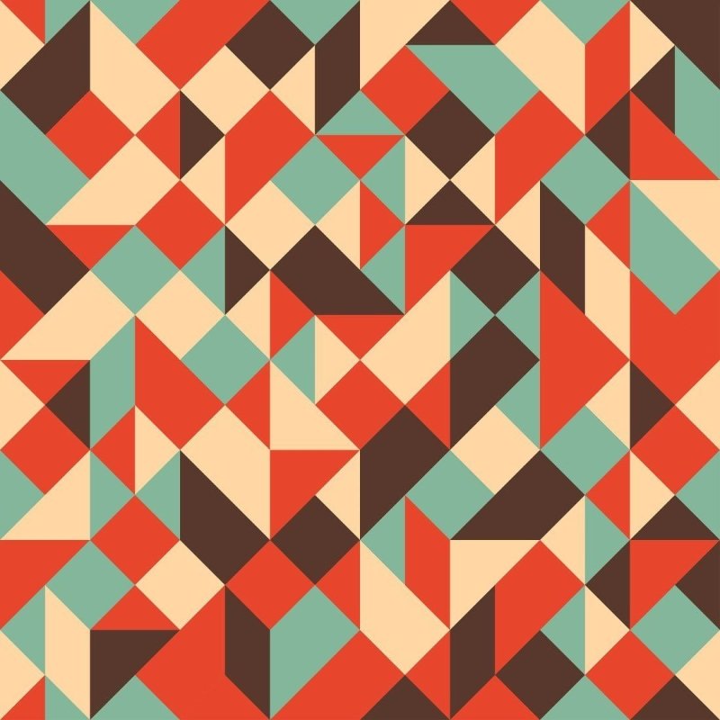Papel de Parede Adesivo Geométrico Abstrato Colorido N013009 - Papel na Parede