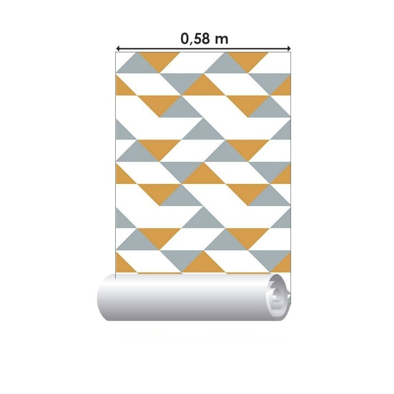 Papel de Parede Adesivo Geométrico Abstrato N013224 - Papel na Parede