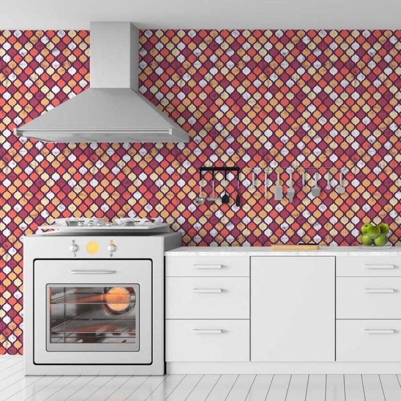 Papel de Parede Adesivo Geométrico Árabe N06067 - Papel na Parede