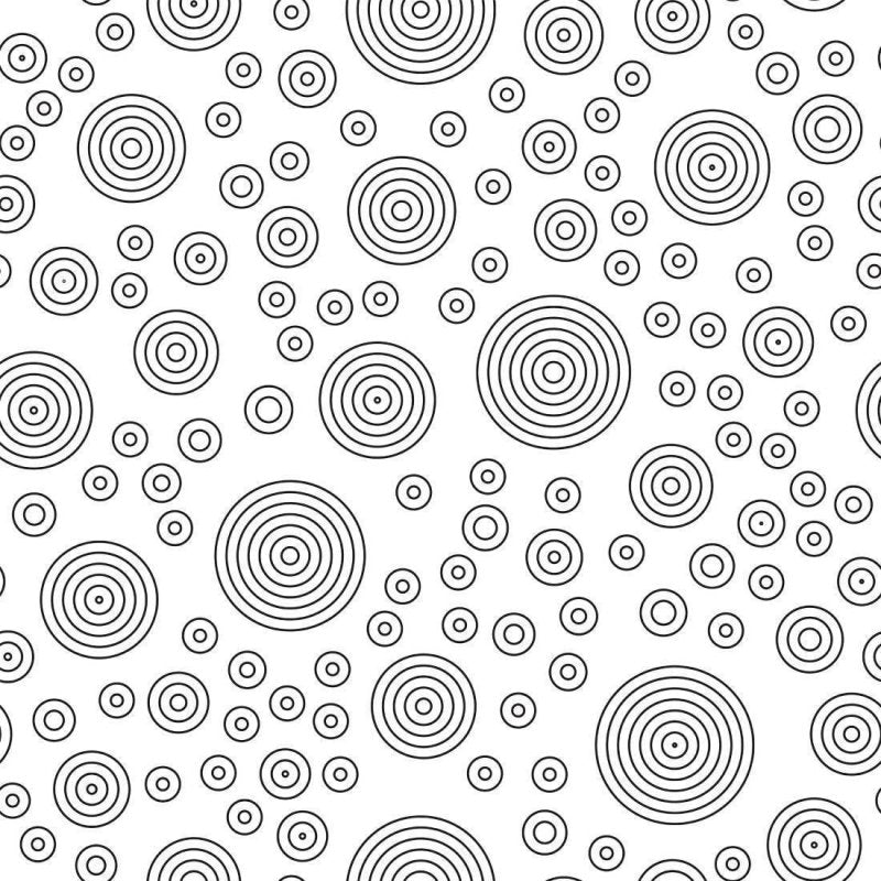 Papel de Parede Adesivo Geométrico Bolinhas Colorir N017053 - Papel na Parede
