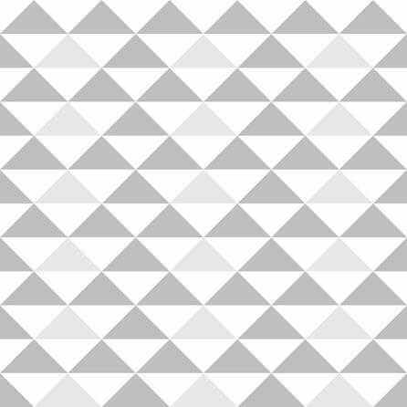 Papel de Parede Adesivo Geométrico Cinza Triângulo 564641358653 - Papel na Parede