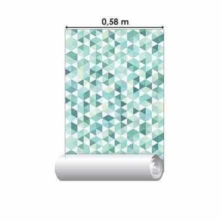 Papel de Parede Adesivo Geométrico Colorido 182594102 - Papel na Parede