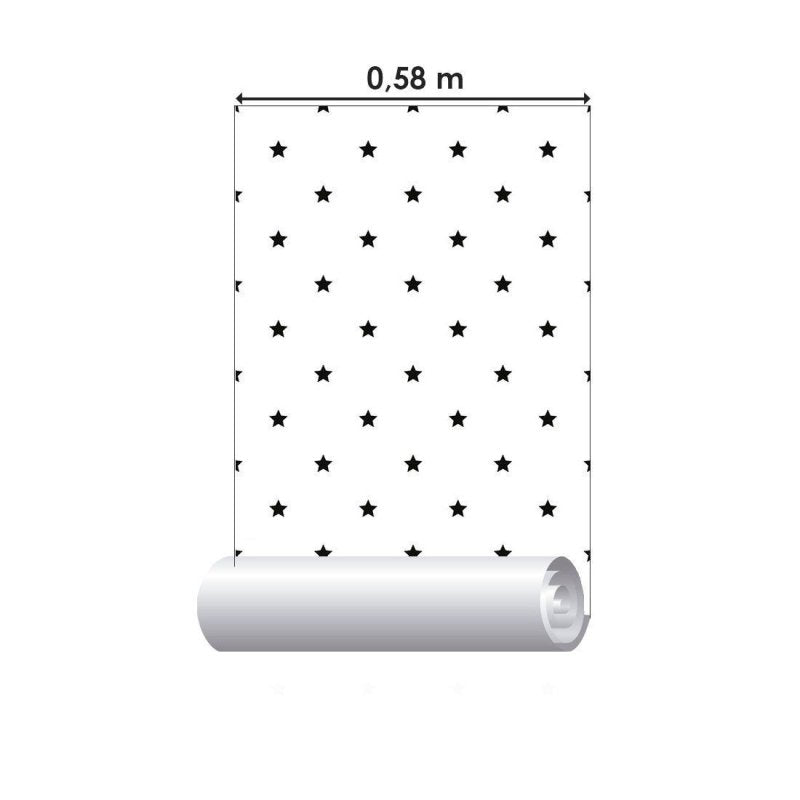 Papel de Parede Adesivo Geométrico Estrelas N012036 - Papel na Parede