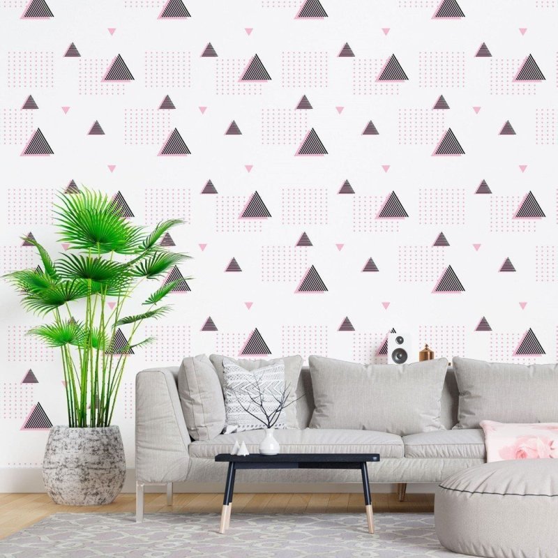 Papel de Parede Adesivo Geométrico Jovem N015086 - Papel na Parede