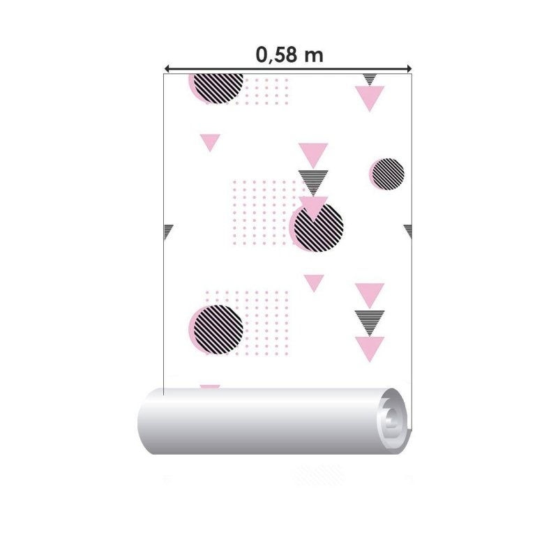 Papel de Parede Adesivo Geométrico Jovem N015087 - Papel na Parede