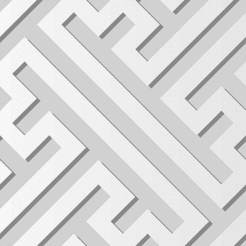 Papel de Parede Adesivo Geométrico Labirinto N015208 - Papel na Parede