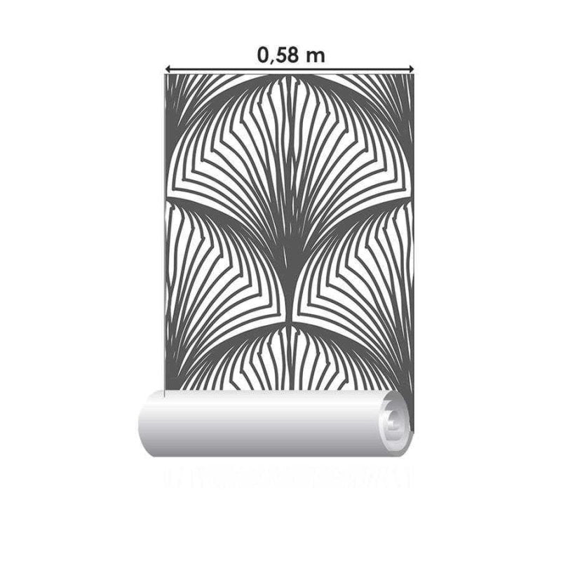Papel de Parede Adesivo Geométrico Leque N06061 - Papel na Parede