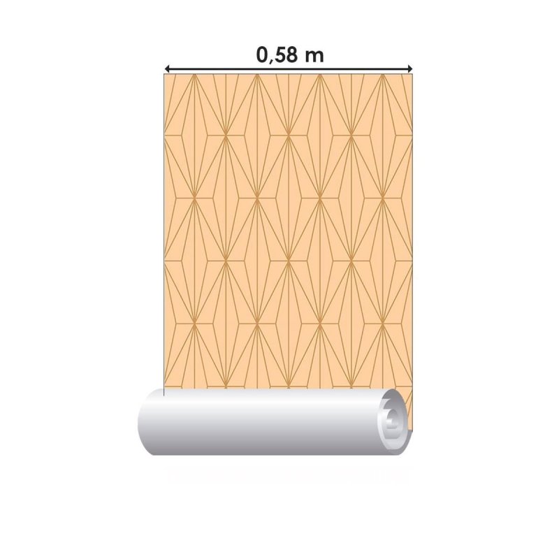 Papel de Parede Adesivo Geométrico Losango Neutro N010023 - Papel na Parede