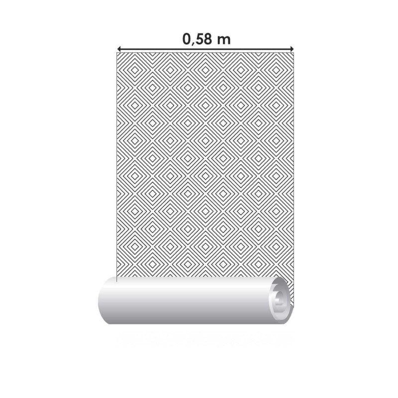 Papel de Parede Adesivo Geométrico Losangos N04272 - Papel na Parede