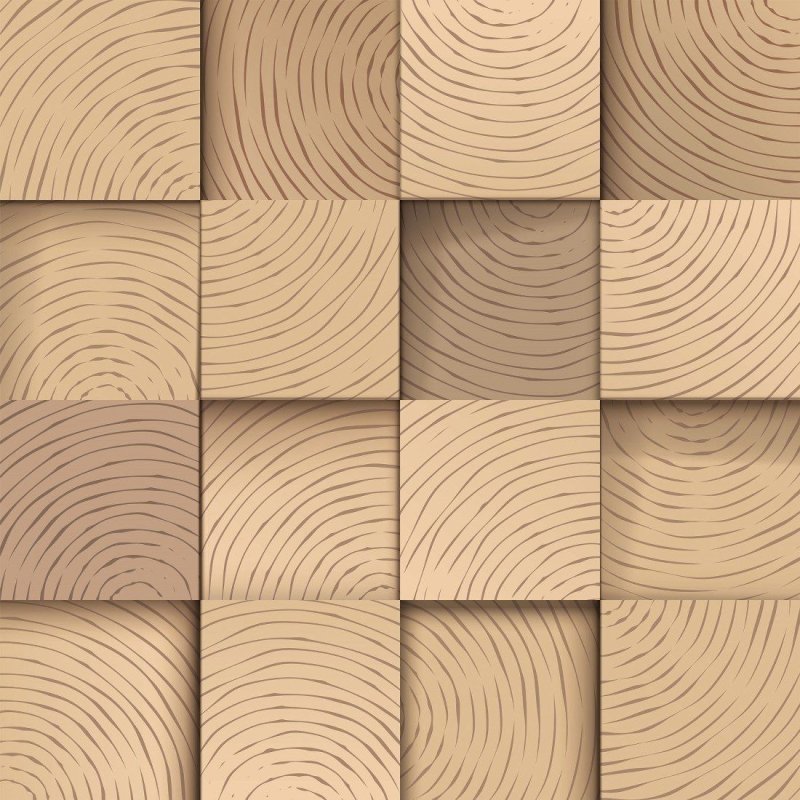 Papel de Parede Adesivo Geométrico Madeira N015159 - Papel na Parede