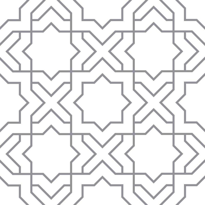 Papel de Parede Adesivo Geométrico Marroquino N05261 - Papel na Parede