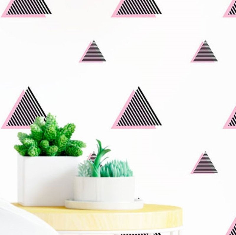 Papel de Parede Adesivo Geométrico Minimalista N016078 - Papel na Parede