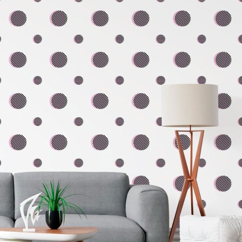 Papel de Parede Adesivo Geométrico Minimalista N016079 - Papel na Parede