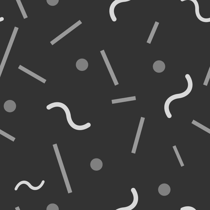 Papel de Parede Adesivo Geométrico Minimalista Preto e Cinza N07086 - Papel na Parede