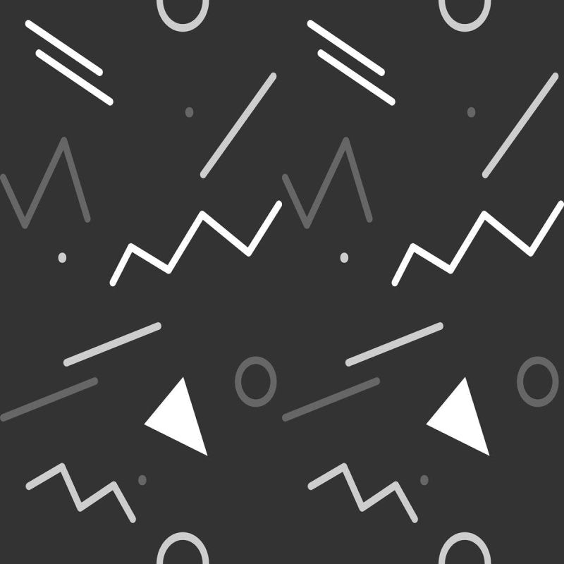 Papel de Parede Adesivo Geométrico Minimalista Preto N07089 - Papel na Parede