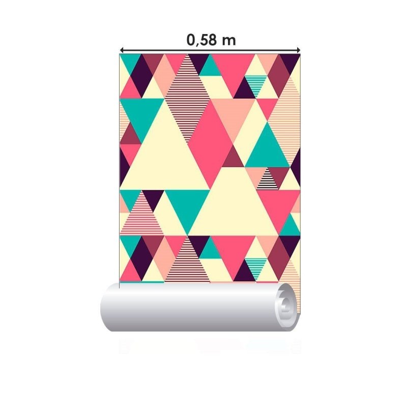 Papel de Parede Adesivo Geométrico N013112 - Papel na Parede